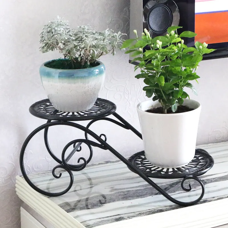 Three Level Flower Shelf Pot Stand 1