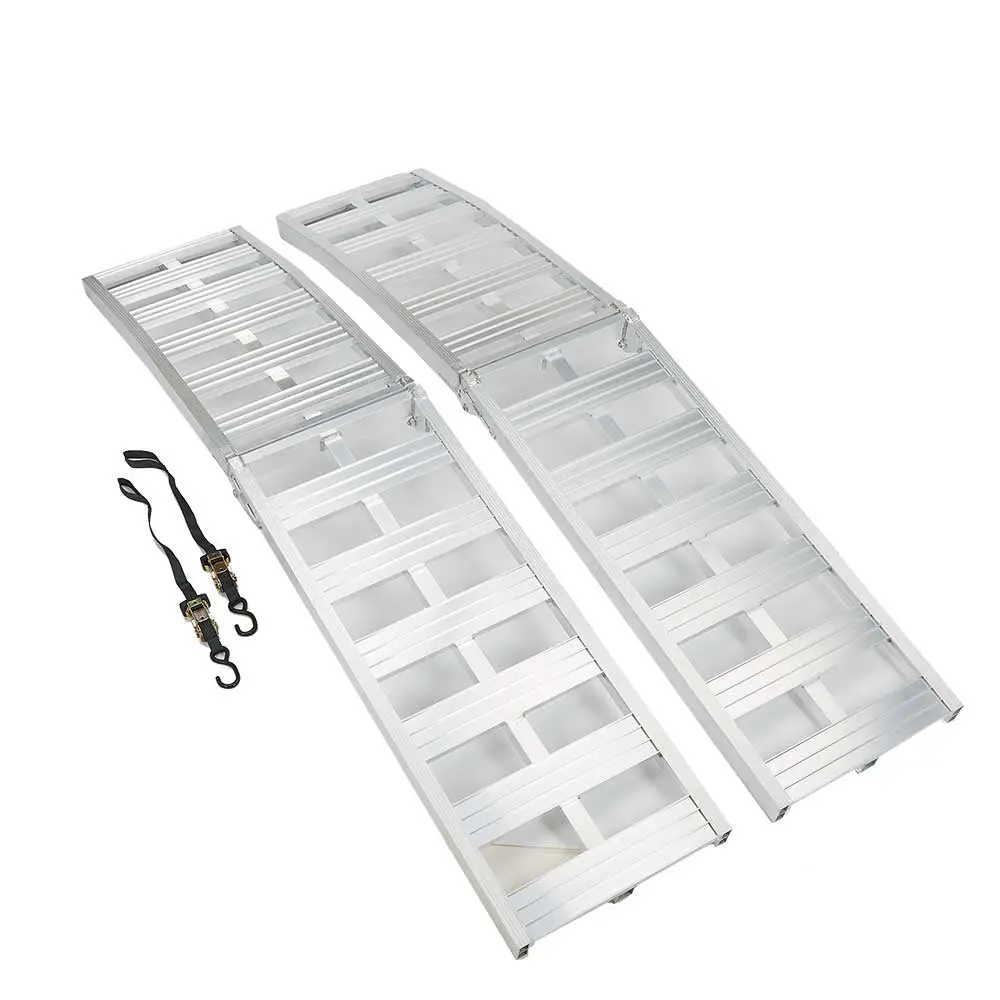 (53187.Ult) Ultra-Tow Bi-Fold Arched Aluminum Loading Ramp Set | 3000-Lb. Cap |  8Ft.L 1