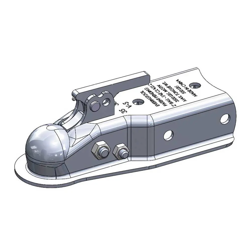 (54606.Ult) Ultra-Tow Xtp Auto-Locking Trailer Coupler | 6000-Lb. Cap | Fits 2-In. Ball | 3-In.W Channel 1