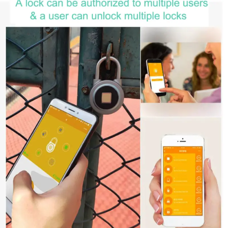 Fingerprint Smart Keyless Lock Security 1