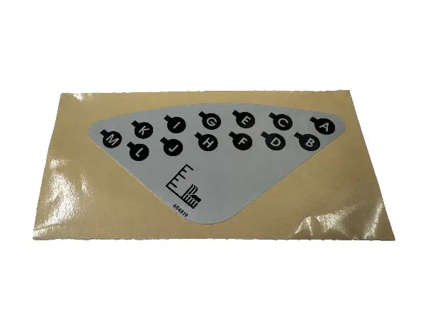 (604819) Decal, Deck Height 1