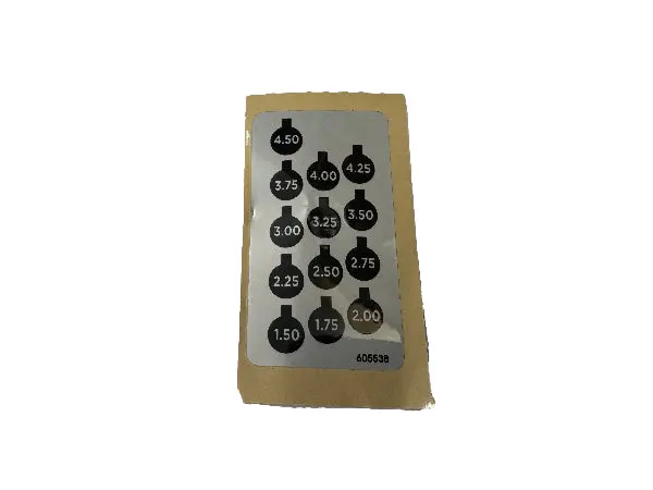 (605538) Decal, Deck Height 1