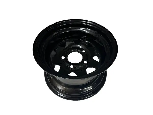 (606500) Whl 12X7.00 5X4.5 Blk 1