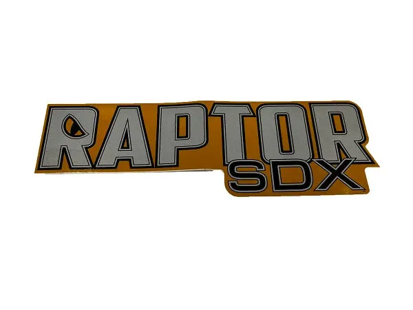 (606514) Decal, Raptor Sdx 1