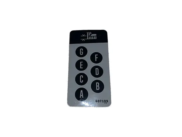 (607109) Decal, Deck Height 1