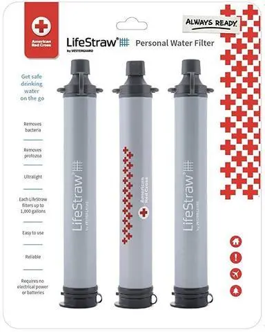 American Red Cross Lifestraw 3 Pack - ($16.65 Each) 1