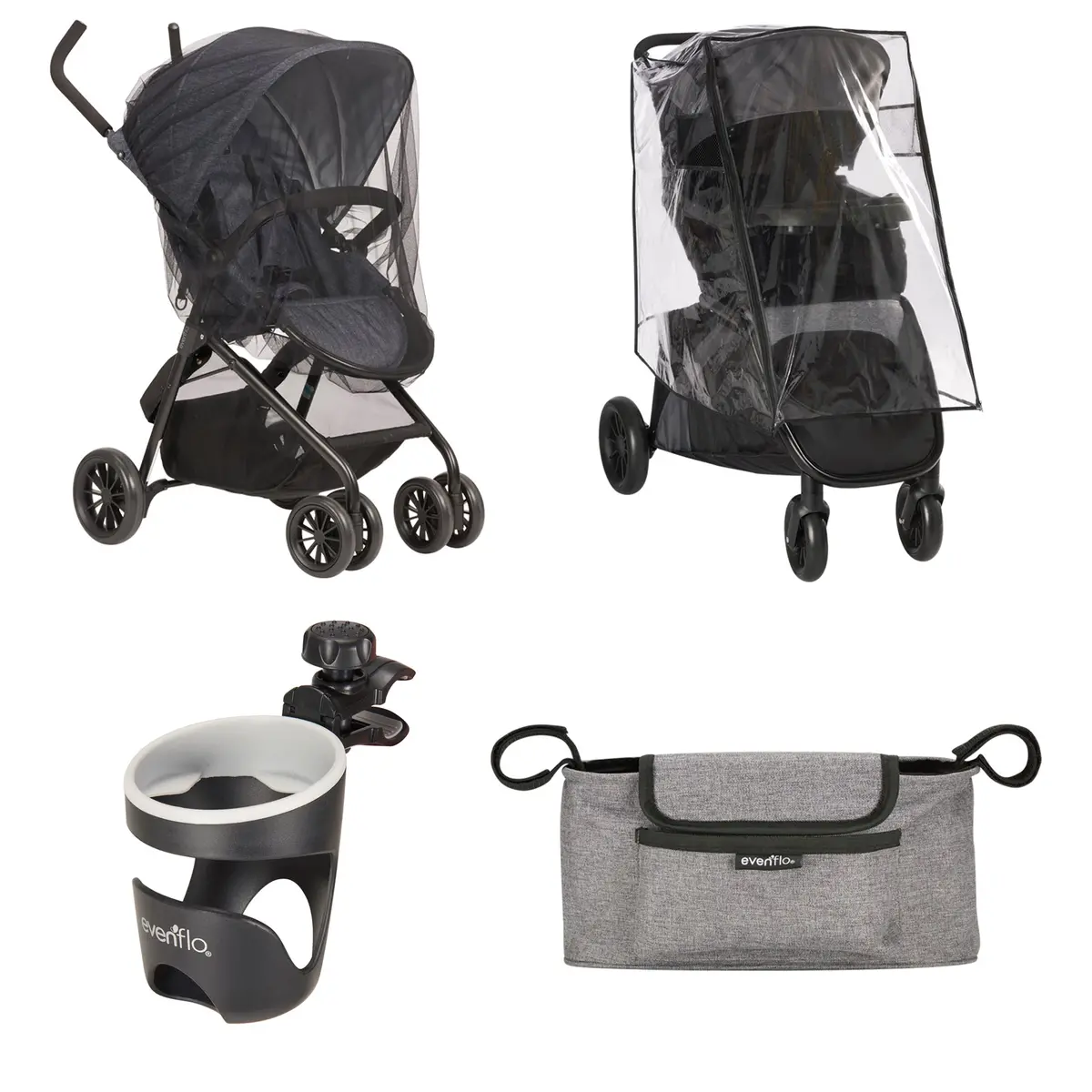 Stroller Four-Piece Accessory Starter Kit Support 1
