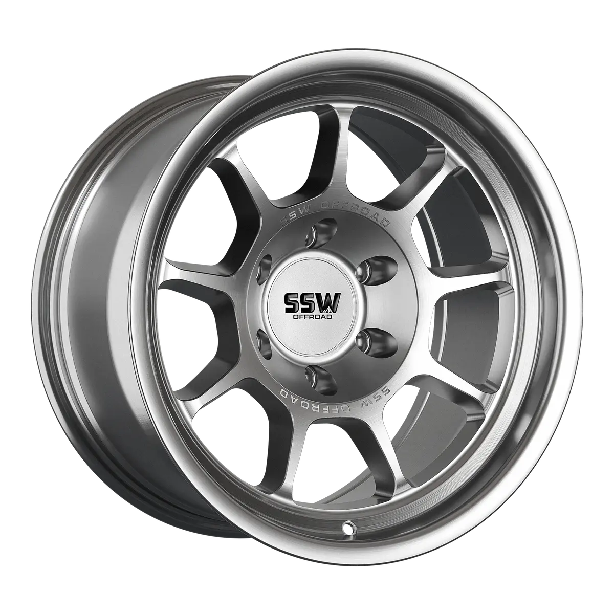 Nova/ Machined Silver / 17X9.0 -25 1