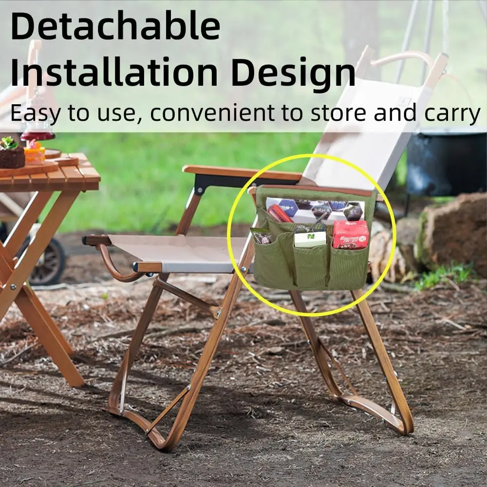 Chair Armrest Side Storage Pouches 1