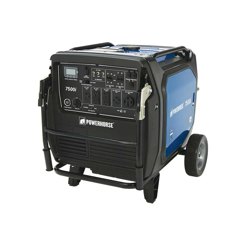 Powerhorse Generator | Inverter | 7,500 Surge Watt | Electric Start (74006) 1