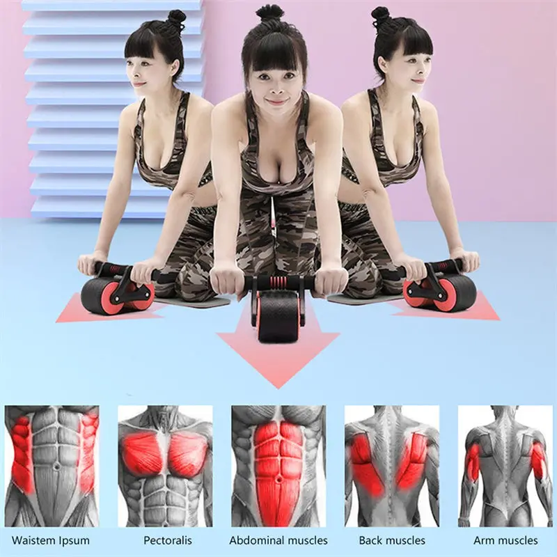 Double Wheel Abdominal Exerciser 1