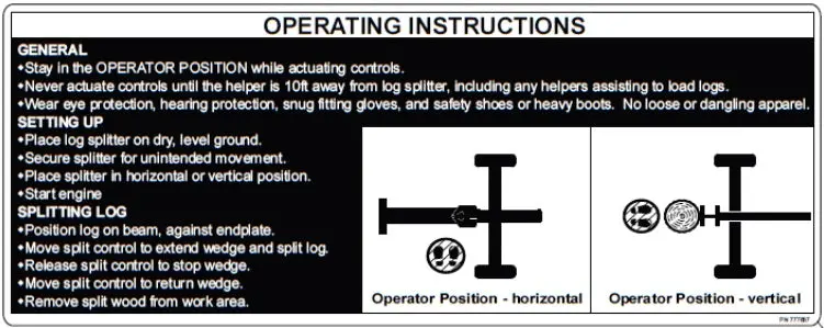 (777887) Decal,Splitter Op Inst,Ls 1
