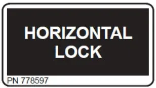 (778597) Decal, Horizontal Lock, Ls 1