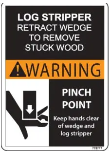 (778717) Decal, Log Stripper, Ls 1