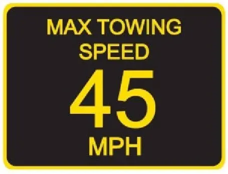 (787948) Decal, 45Mph-Ls 1