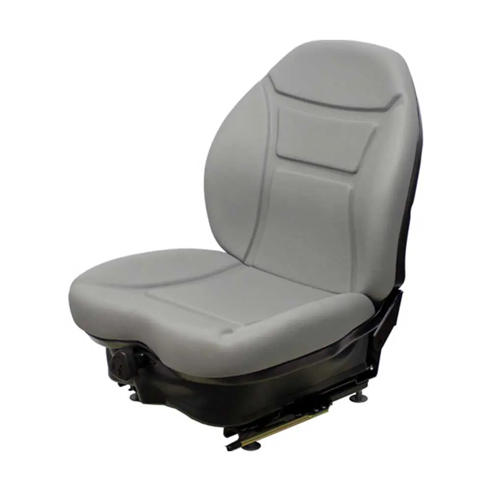 Uni Pro | Km 336 Seat With Mechanical Suspension | Gray Vinyl (8029.Kmm) 1