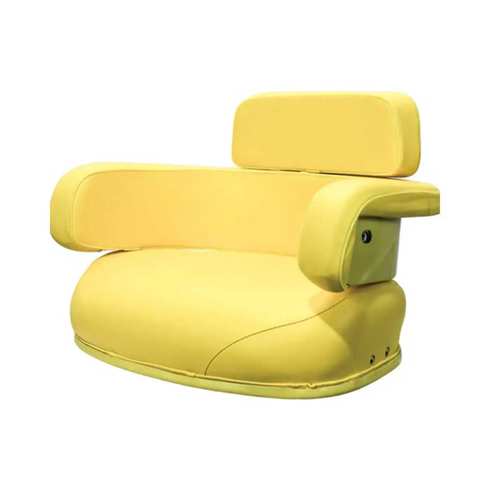 Uni Pro | Km 4010 Economy 3-Piece Seat Cushion Kit | John Deere | Yellow Vinyl (8091.Kmm) 1