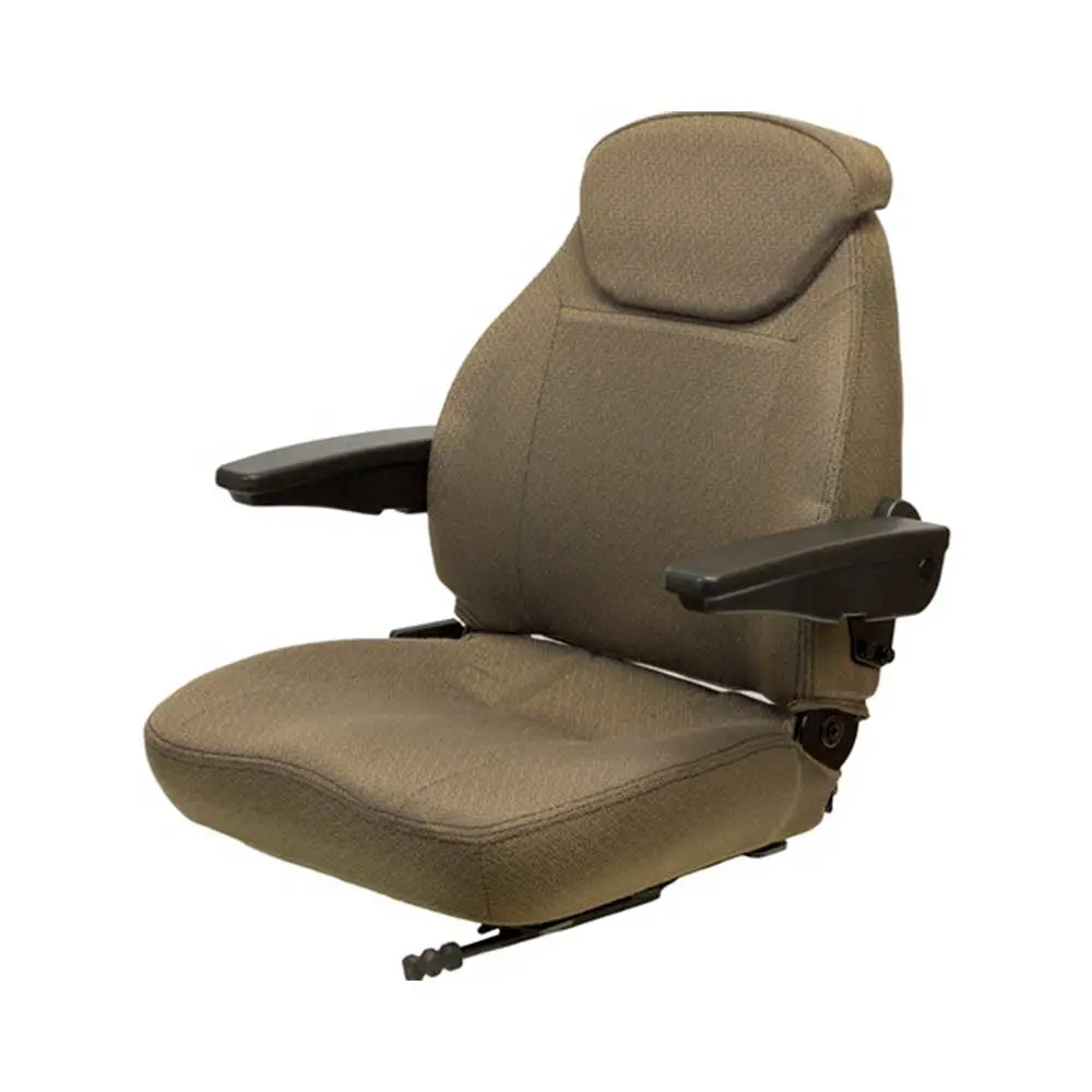 Uni Pro | Km 440 Seat Assembly With Armrests | Brown Cordura Fabric (8283.Kmm) 1