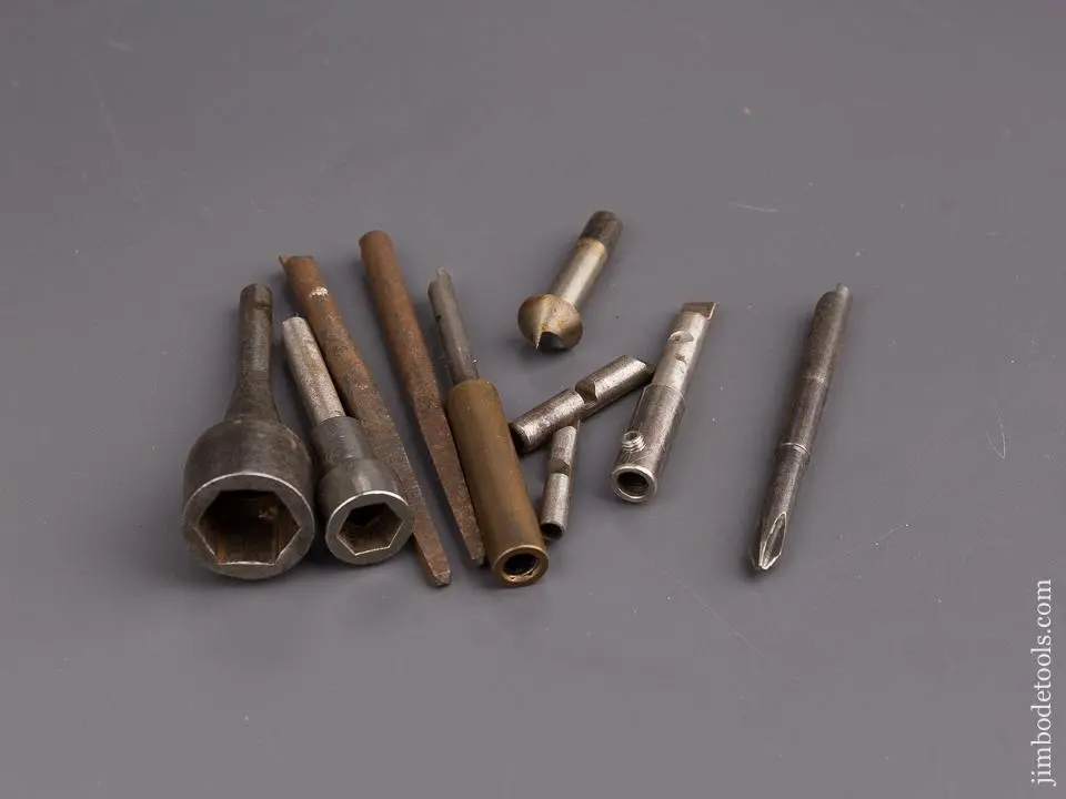 Ten Very Unusual Assorted Yankee Screwdriver Bits -- 84511 1
