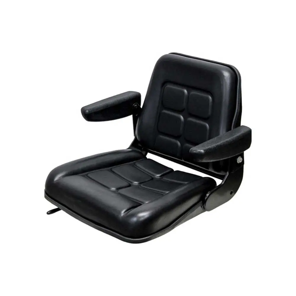 Uni Pro | Km 142 Seat Assembly | Forklift Or Material Handling | Black Vinyl (8546.Kmm) 1