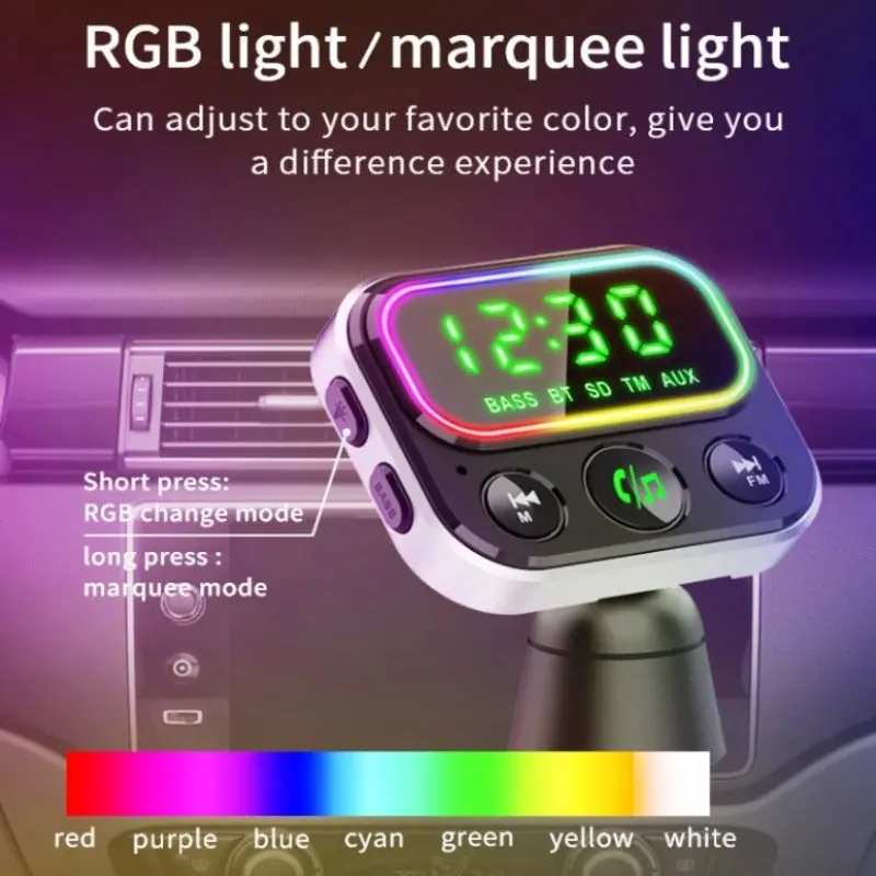 Bluetooth Wireless Car Fm Transmitter 1