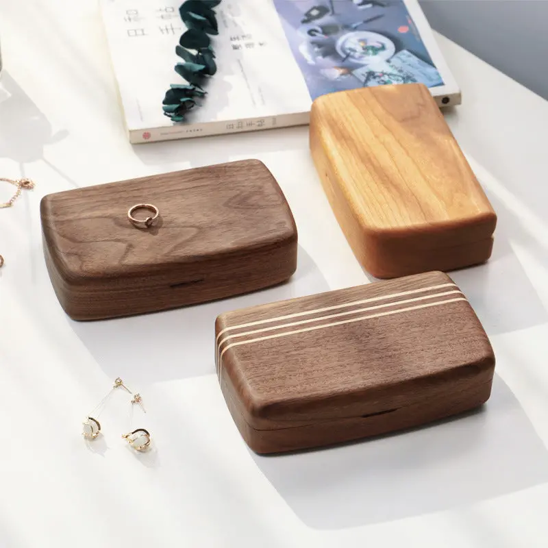 Wooden Travel Jewelry Organizer Boxes 1