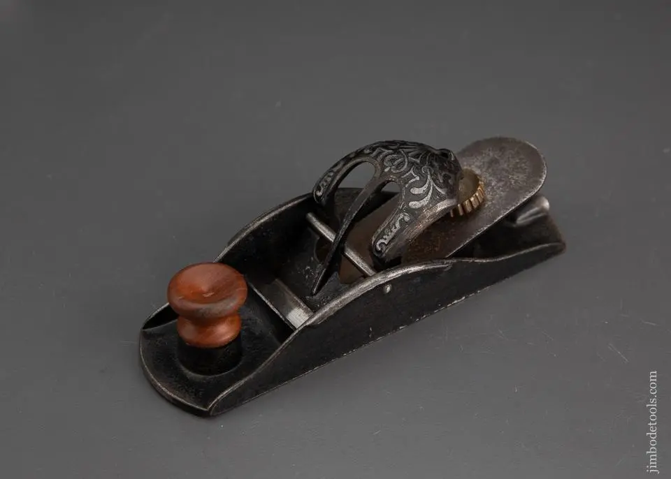 Excellent Stanley No. 110 Shoe Buckle Block Plane Type 2 Circa 1876 Only * 93574 1