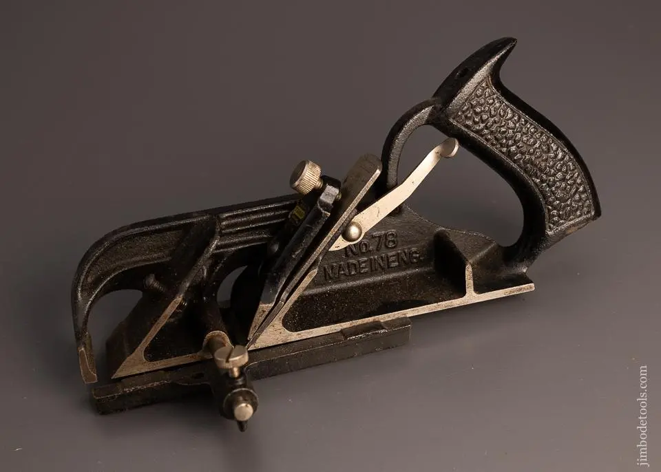 100% Complete Stanley No. 78 Duplex, Rabbet, And Filletster Plane - 98649 1