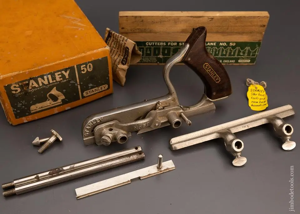 Stanley No. 50 Light Combination Plane In Original Box - 98668 1