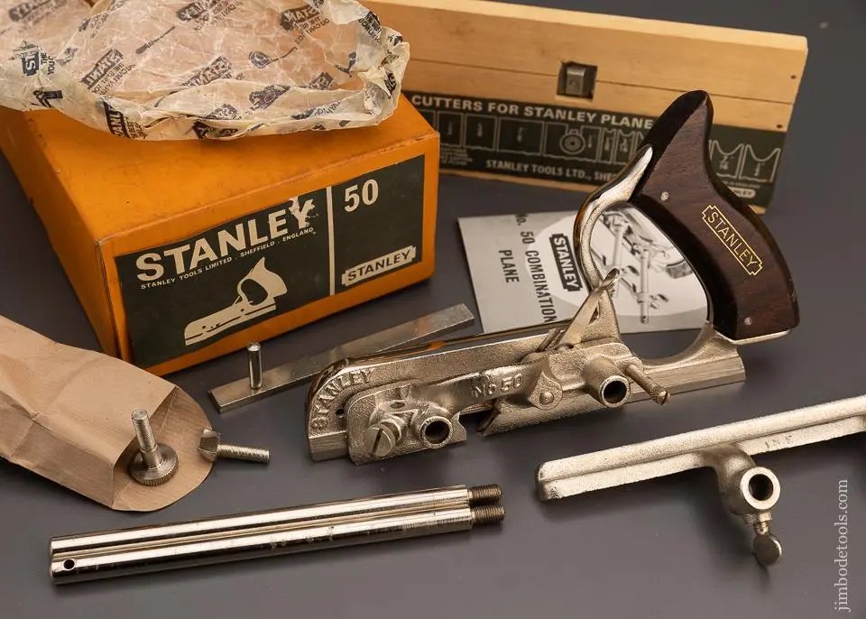 Stanley No. 50 Light Combination Plane In Original Box - 98686 1