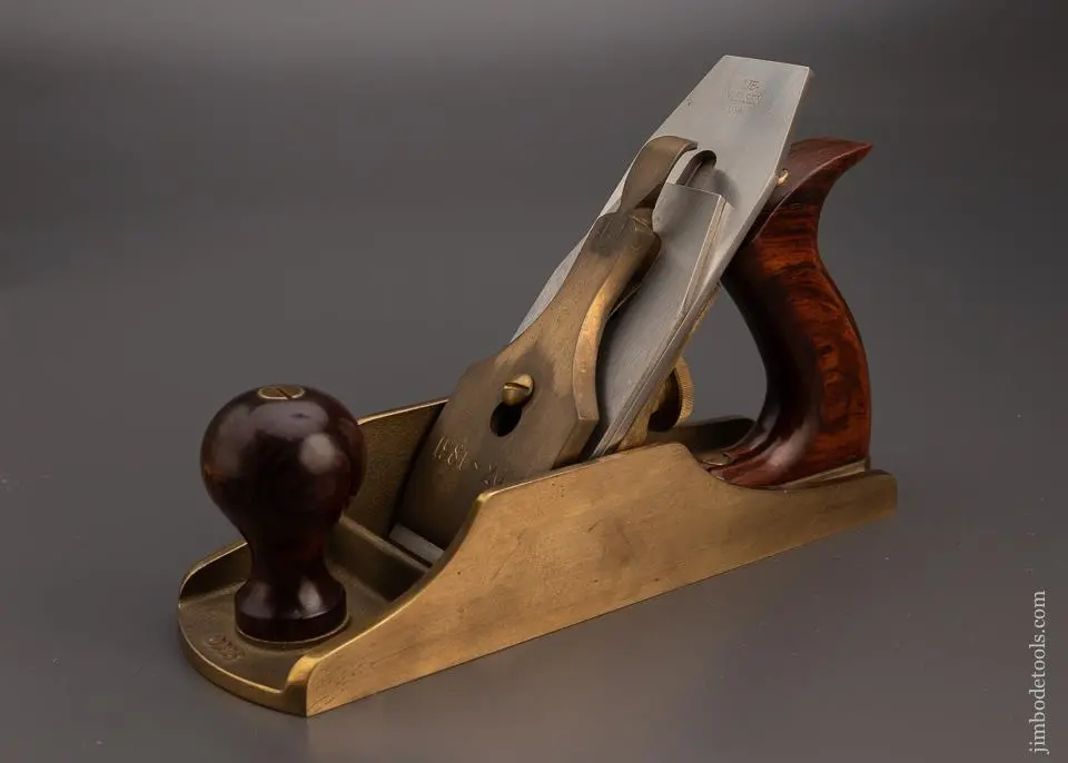 Rare Lie Nielsen Limited Edition Bronze No. 4 1/2 Jumbo Smooth Plane With Rosewood Fittings - 98699 - As Of June 24 1