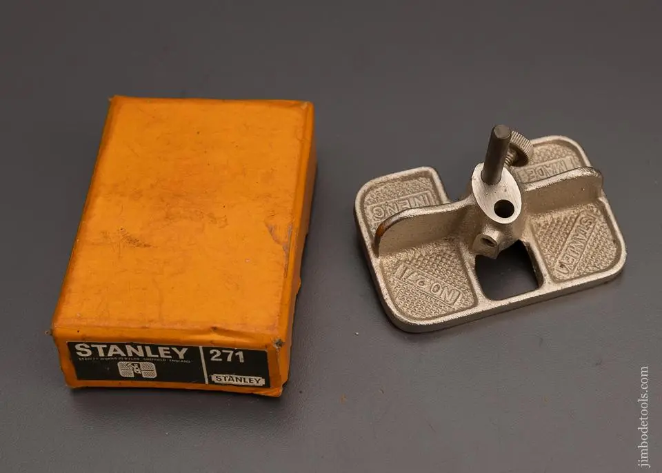 Stanley No. 271 Miniature Router Plane Mint In Box - 98801 1