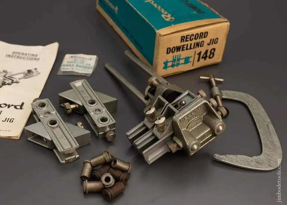 Record No. 148 Dowelling Jig 100% Complete In Original Box - 98831 1