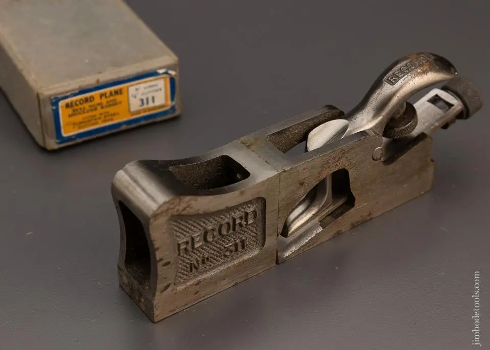 Crisp Fine Record No. 311 Shoulder Plane In Original Box - 99107 1