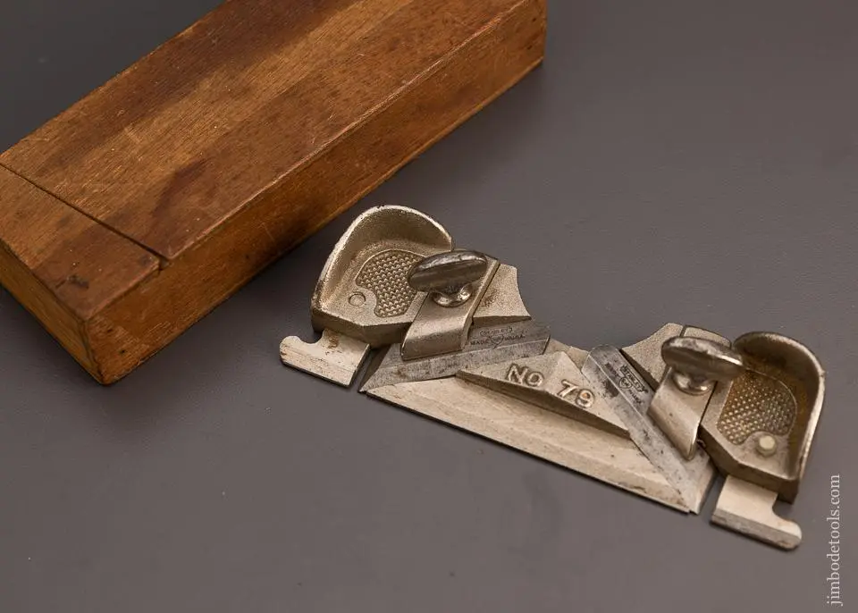 Sweetheart Stanley No. 79 Double Side Rabbet Plane In Custom Box - 99220 1