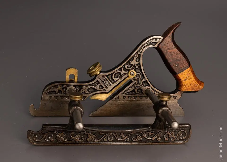 Fine Millers Patent No. 43 Ornate Plow Plane - 99257 1