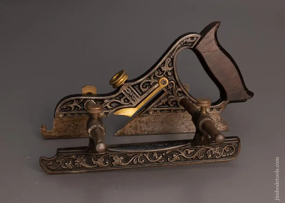 Fine Millers Patent No. 43 Ornate Plow Plane - 99258 1