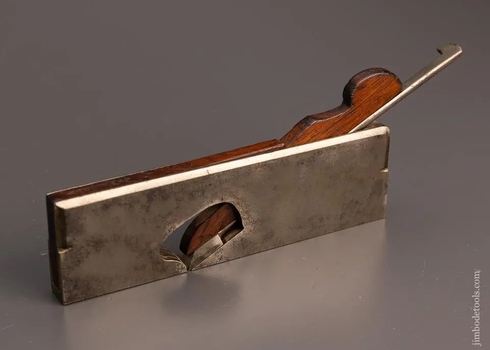 Rare 6 Inch Spiers Rabbet Plane Dovetailed Steel And Rosewood - 99262 1