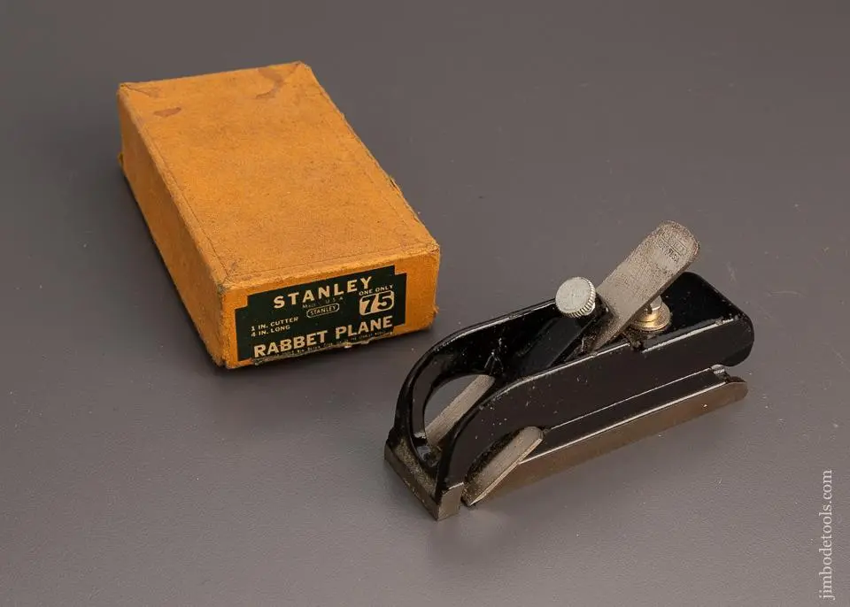 Stanley No. 75 Bullnose Rabbet Plane In Original Box - 99273 1