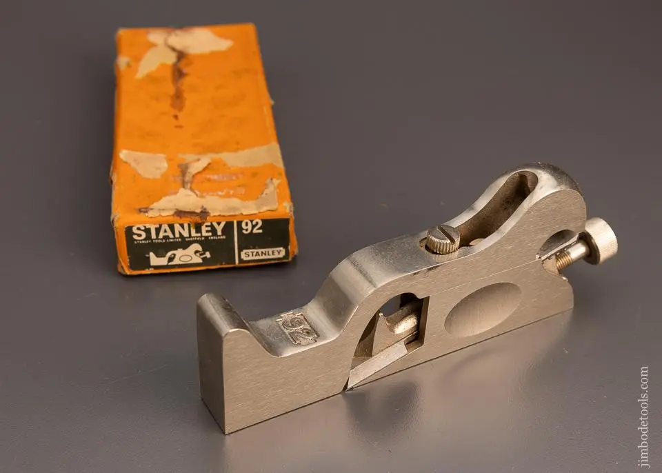 Stanley No. 92 Cabinet Maker's Rabbet Plane Mint In Box - 99286 1