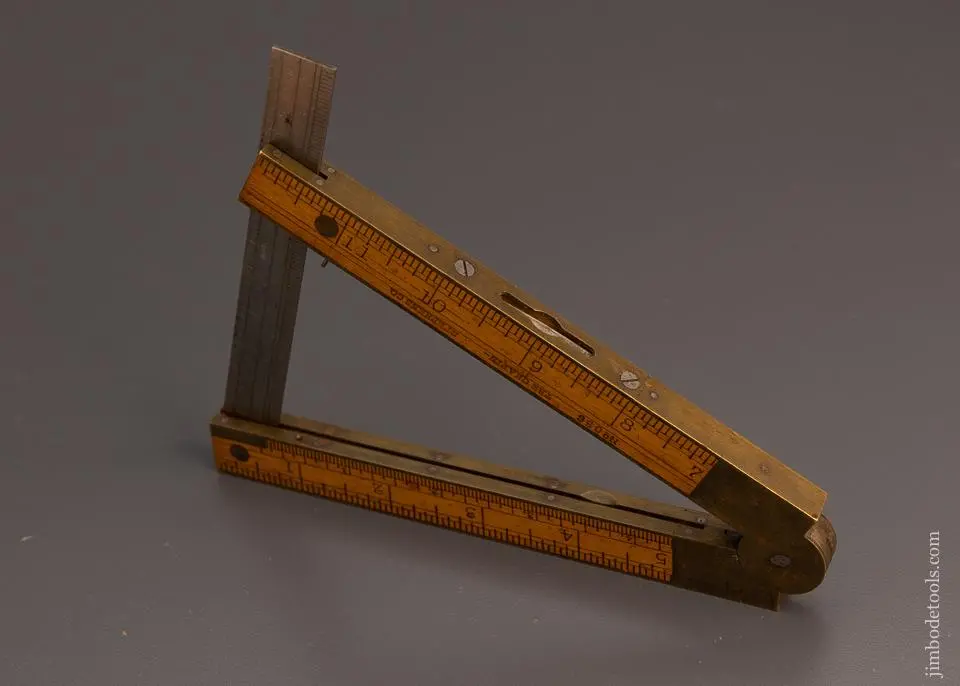 Crisp, Fine Chapin Stephens Co. No. 036 Combination Rule, Level & Clinometer - 99313 1