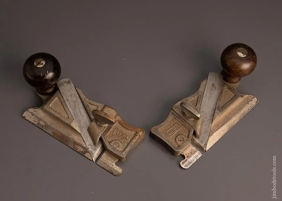 Pair Of Stanley No. 98 & 99 Side Rabbet Planes - 99314 1