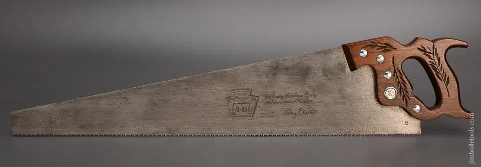 Disston D-95 Rosewood Handle Hand Saw - 99351 1