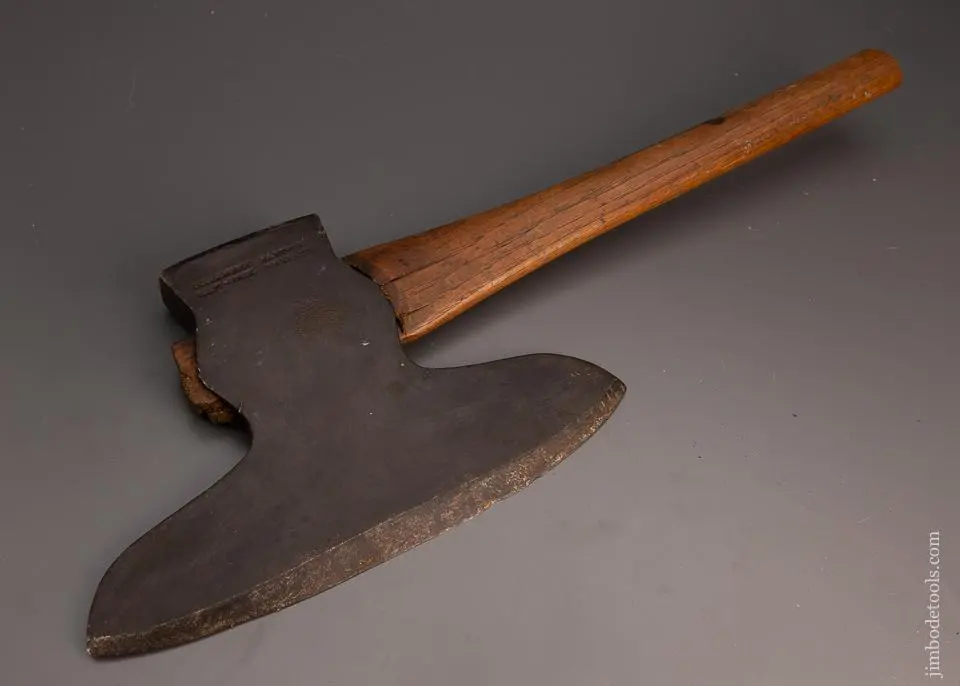 Stunning Collins Hartford Pre- Civil War Offset Single Bevel Hewing Axe - 99449 1