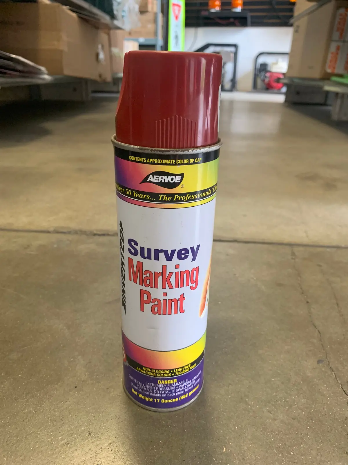 Marking Paint Fluorescent Red 1
