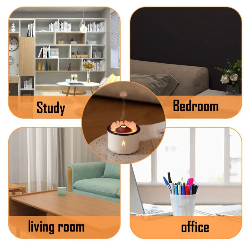 Volcano Style Essential Oil Humidifier 1