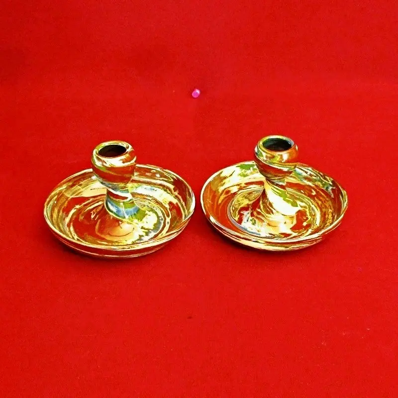 Two Desert Sands Pottery Candleholders 1