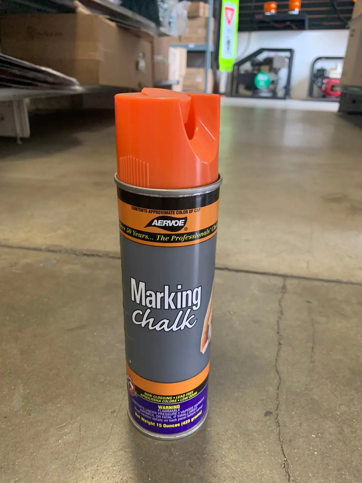 Marking Chalk Spray Orange 1