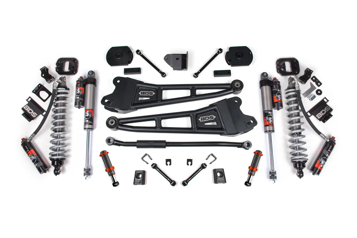 3 Inch Lift Kit W/ Radius Arm | Fox 2.5 Coilover Conversion - Performance Elite | Ram 2500 (14-18) & (25-26) 4Wd | Diesel 2