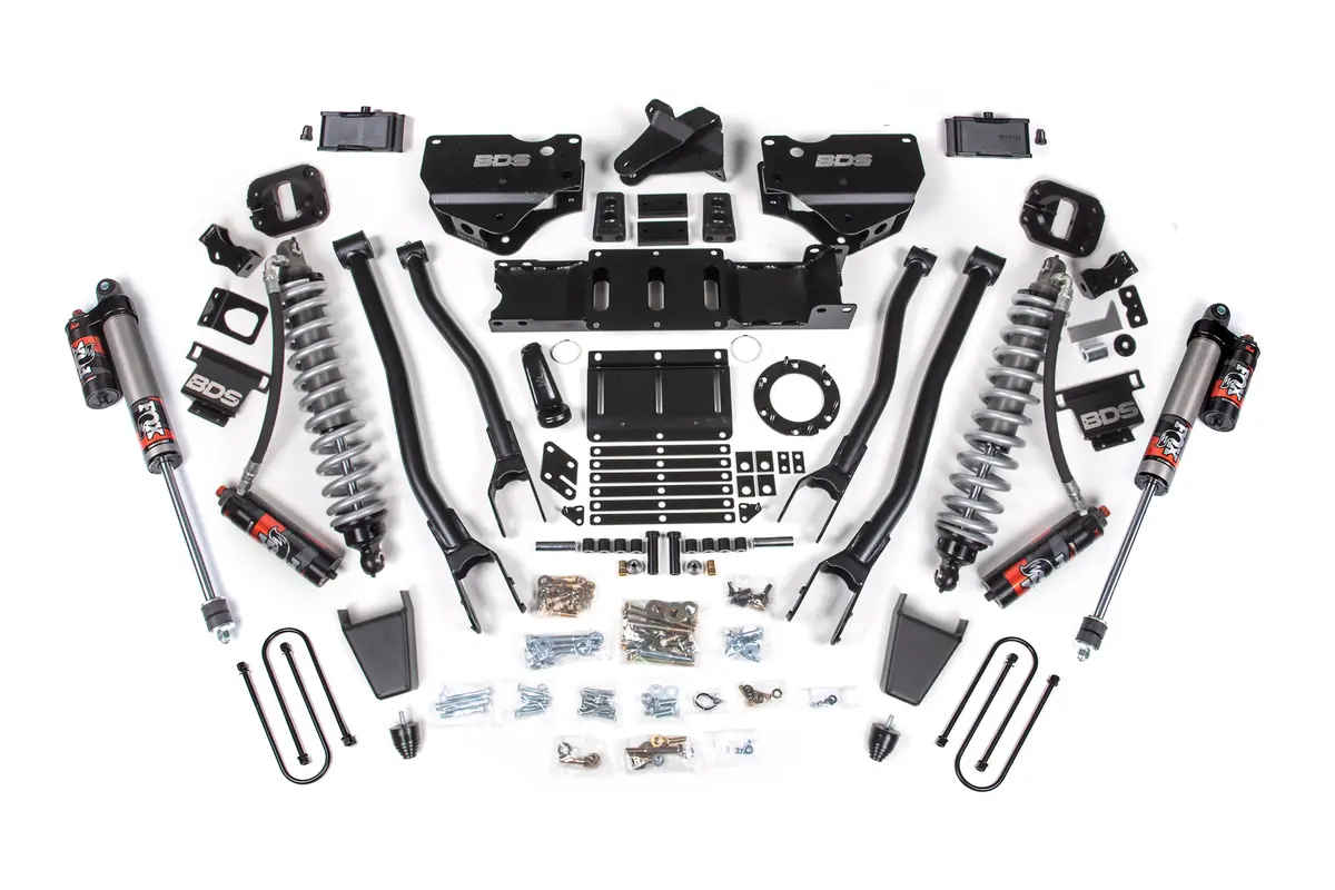 4 Inch Lift Kit W/ 4-Link | Fox 2.5 Coil-Over Conversion - Performance Elite | Ram 3500 (19-24) 4Wd | Diesel 1